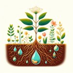 انتقال گیاه از آب به خاک